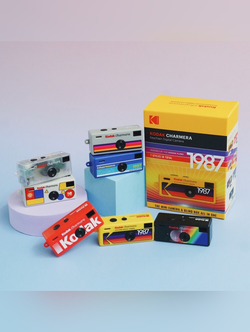 Viral 🎥 KODAK CHARMERA Keychain Digital Camera Blind Box Collection - 1987 - Picture 6 of 14
